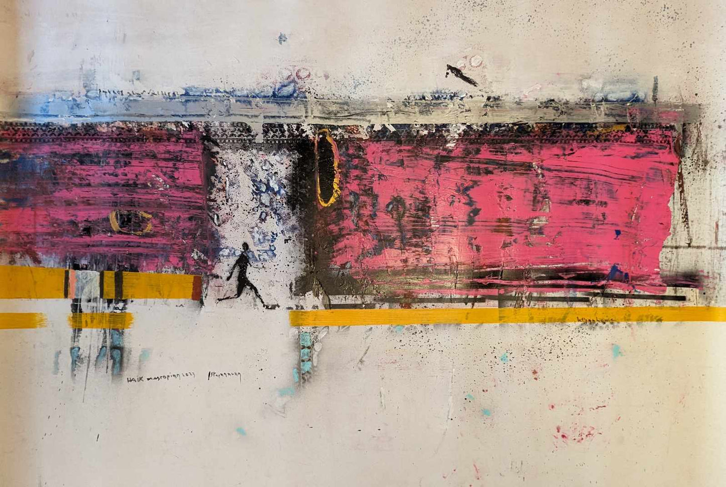Series: Going home 9, Painting 39 W x 27 H x 0 D in Haik Mesropian