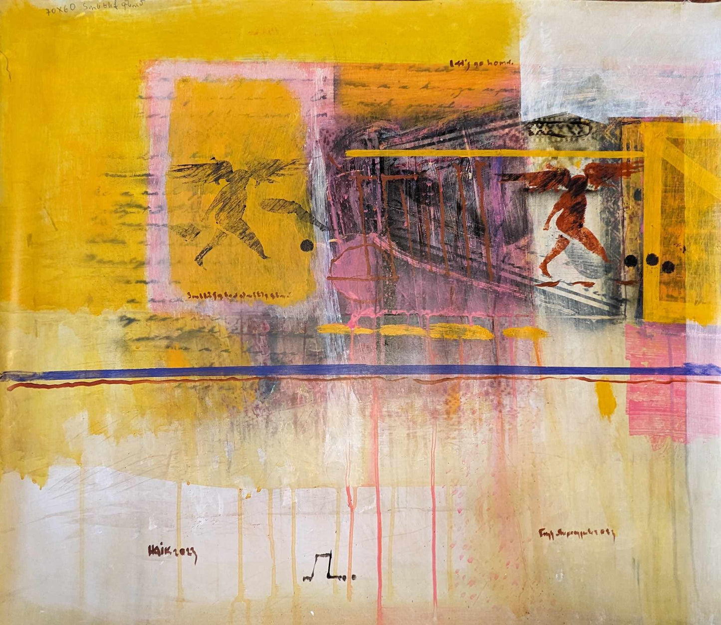 Series: Going home 8, Painting 35 W x 23 H x 0 D in Haik Mesropian