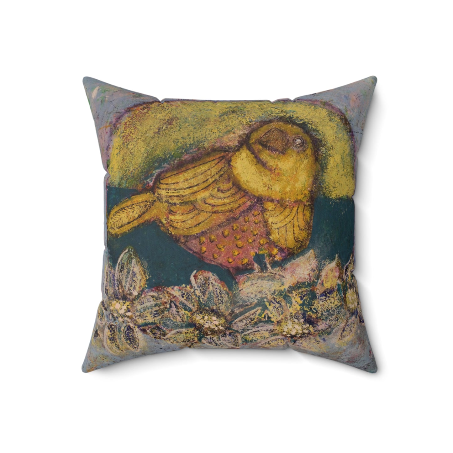 Yellow Bird, Pillow