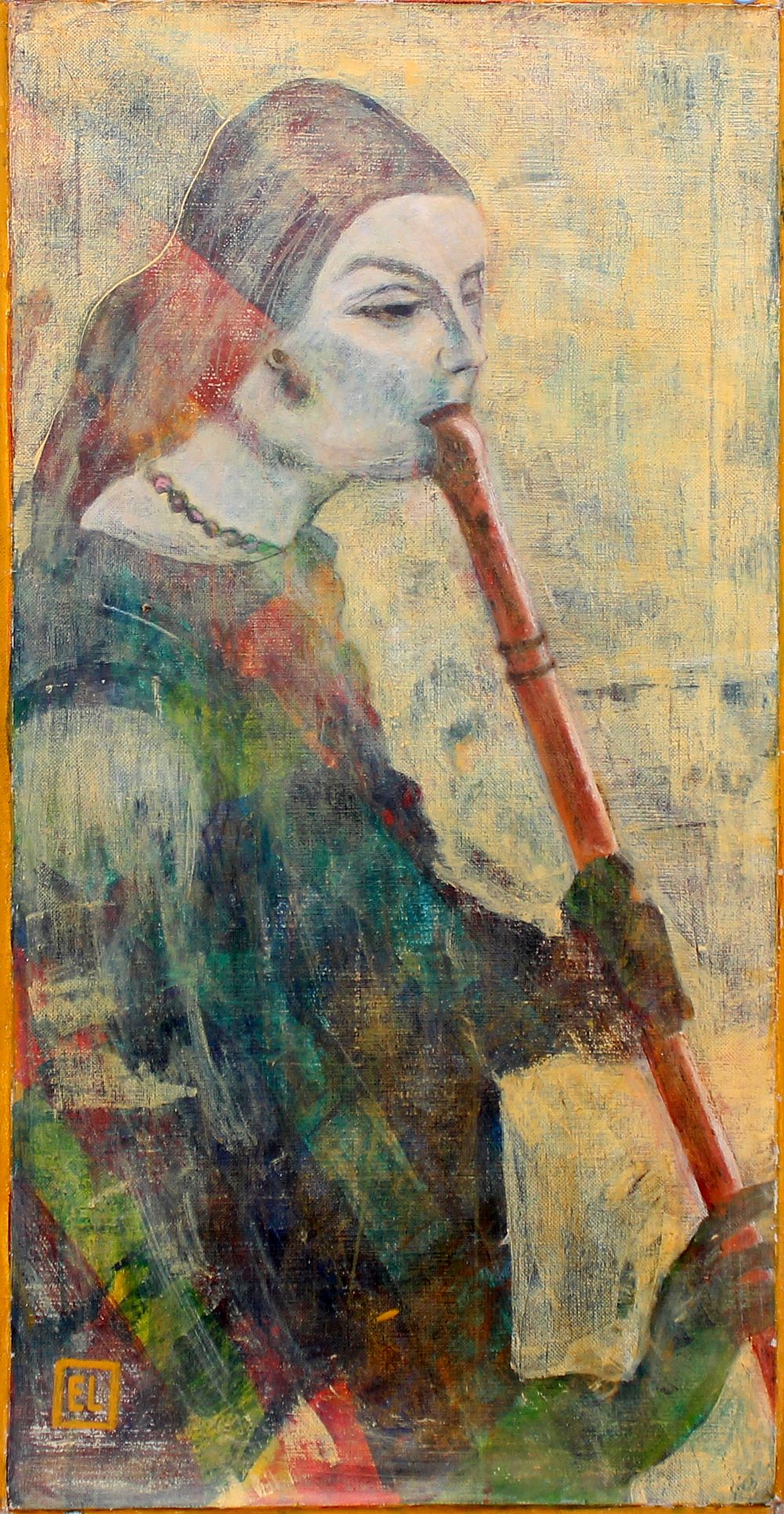 Feelings, Painting 19.5 W x 39 H x 0 D in Elza Mkrtychyan