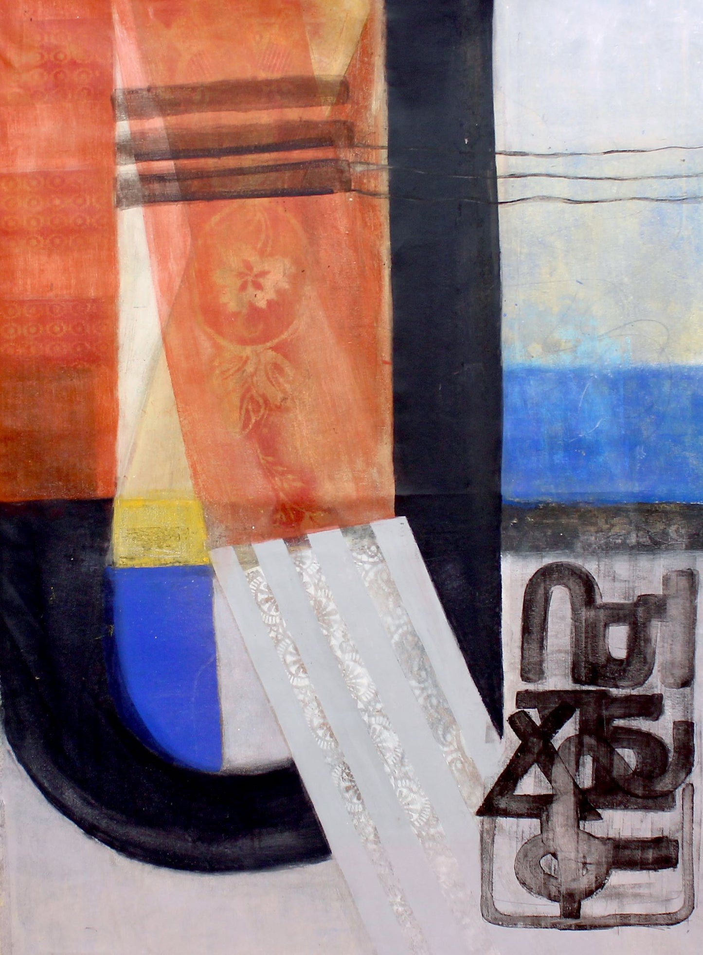 Life force, Painting 39 W x 29 H x 0D Elza Mkrtychyan