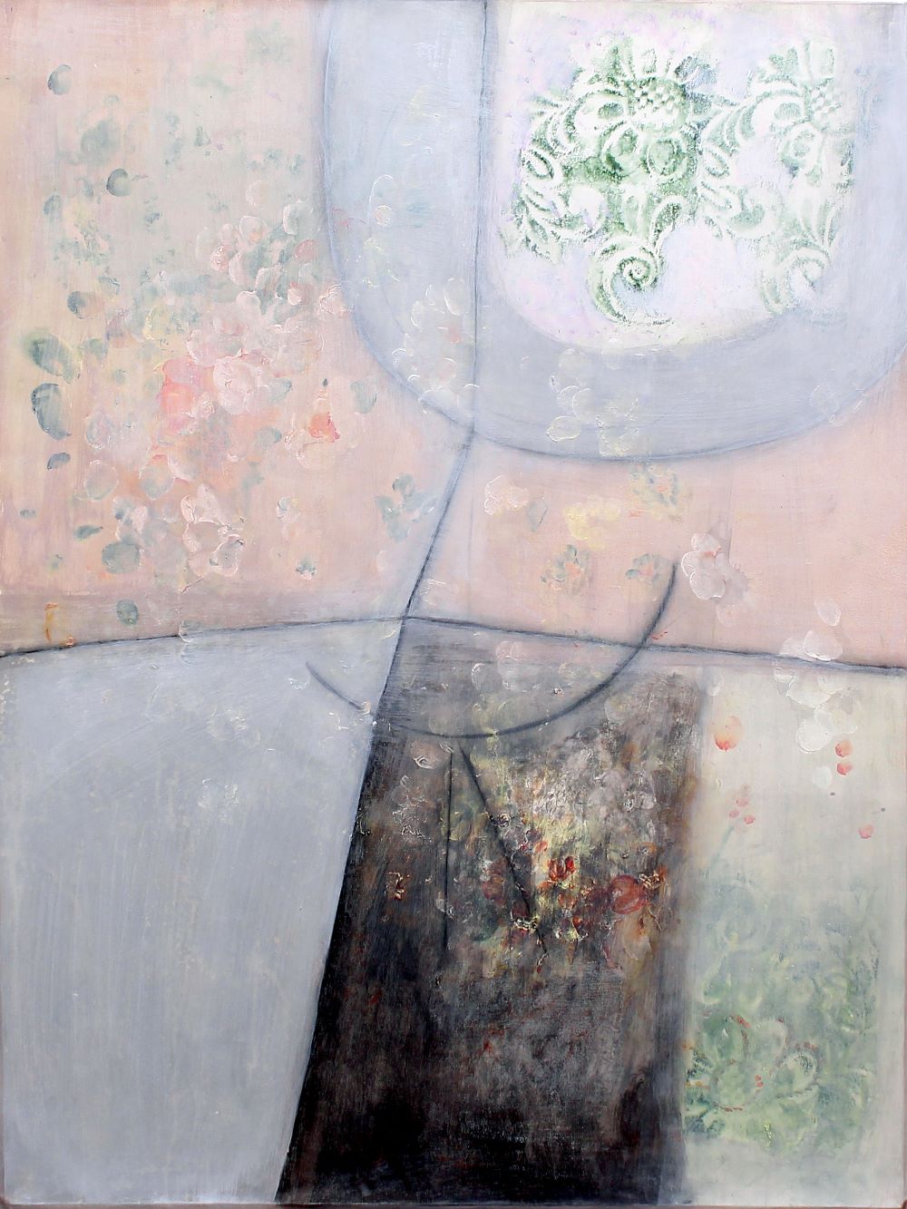 The mirrors of dreams 3, Painting 29 W x 39 H x 0 D in Elza Mkrtychyan