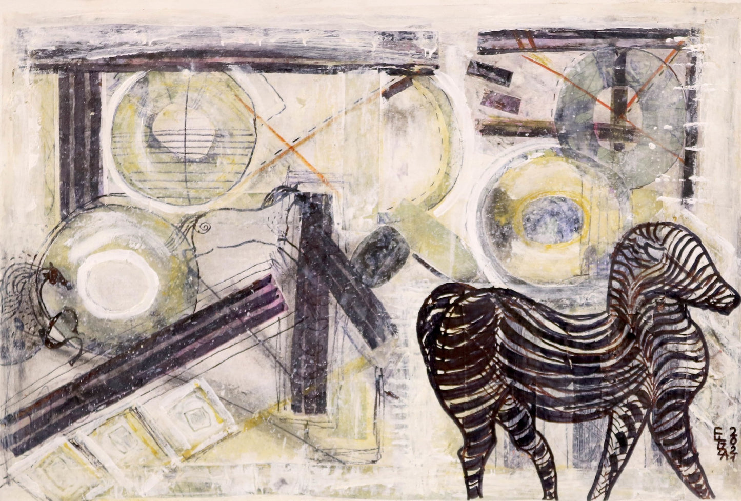 Rising dreams, Painting 17 W x 12 H x 0 D in Elza Mkrtychyan