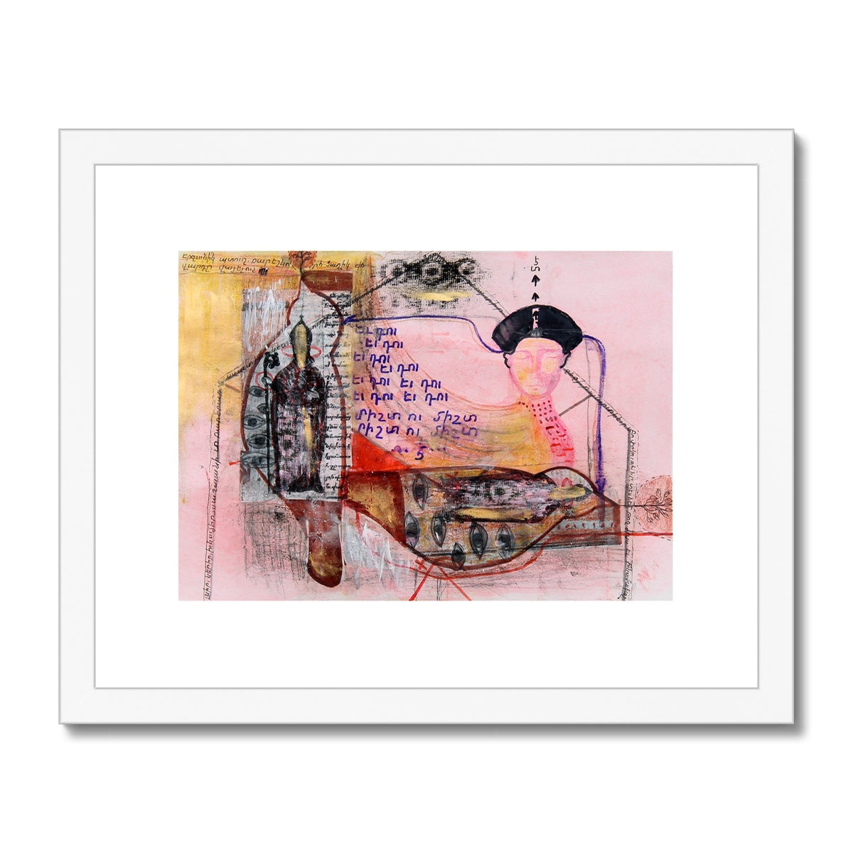 Nothing stays fixed, Framed & Mounted Print
