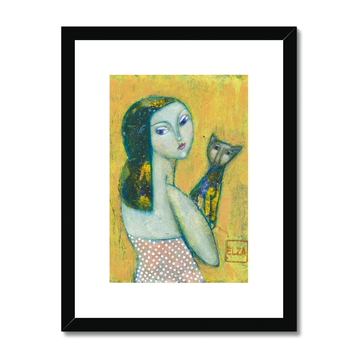 Never mind, Framed & Mounted Print