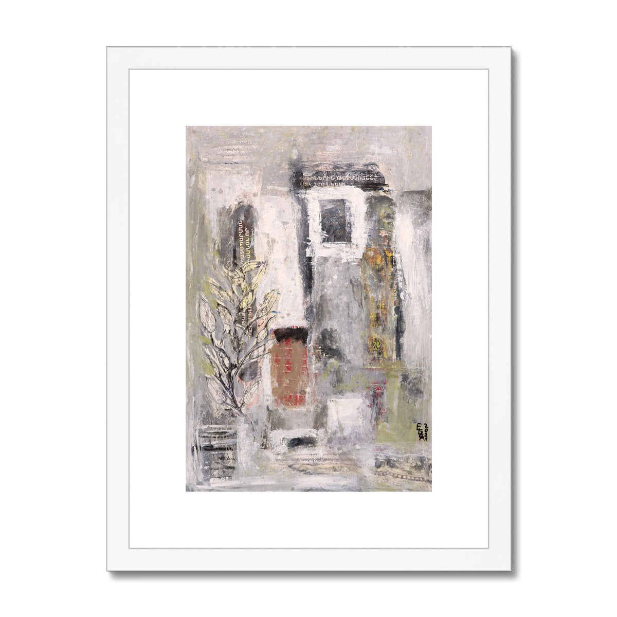 Abstract landscape 3, Framed & Mounted Print