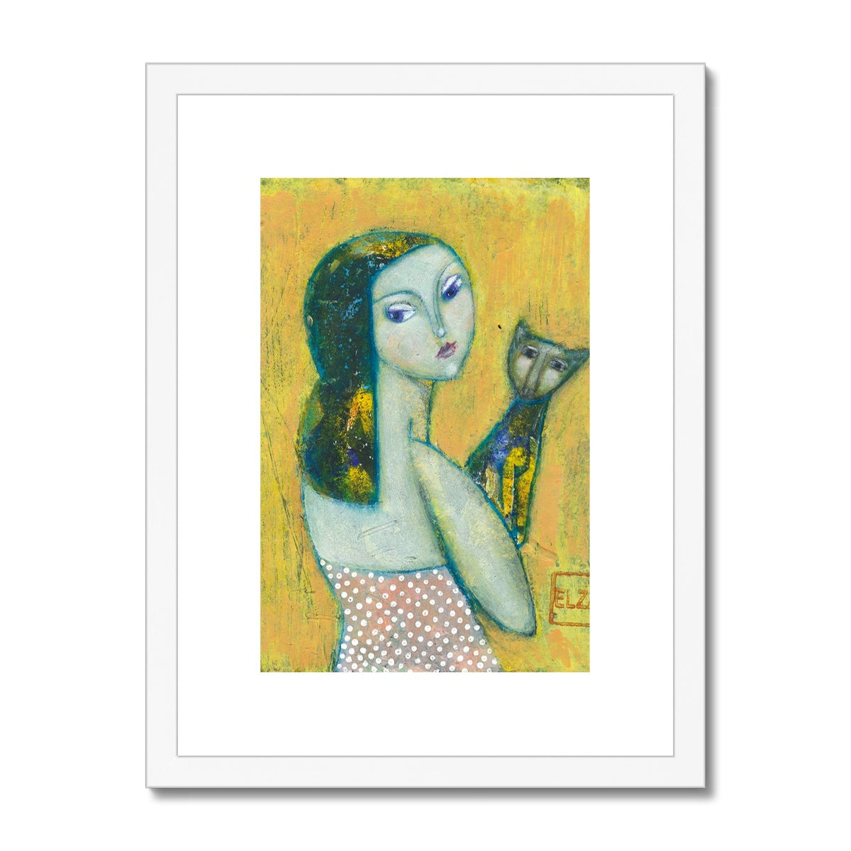 Never mind, Framed & Mounted Print