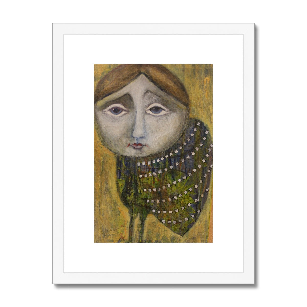 The game of false reality, Framed & Mounted Print