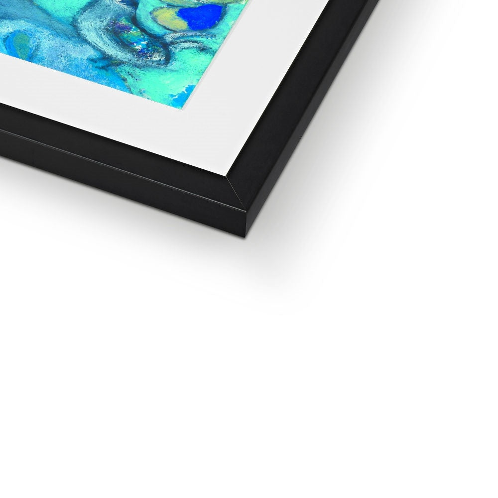 Blue girl 2, Framed & Mounted Print