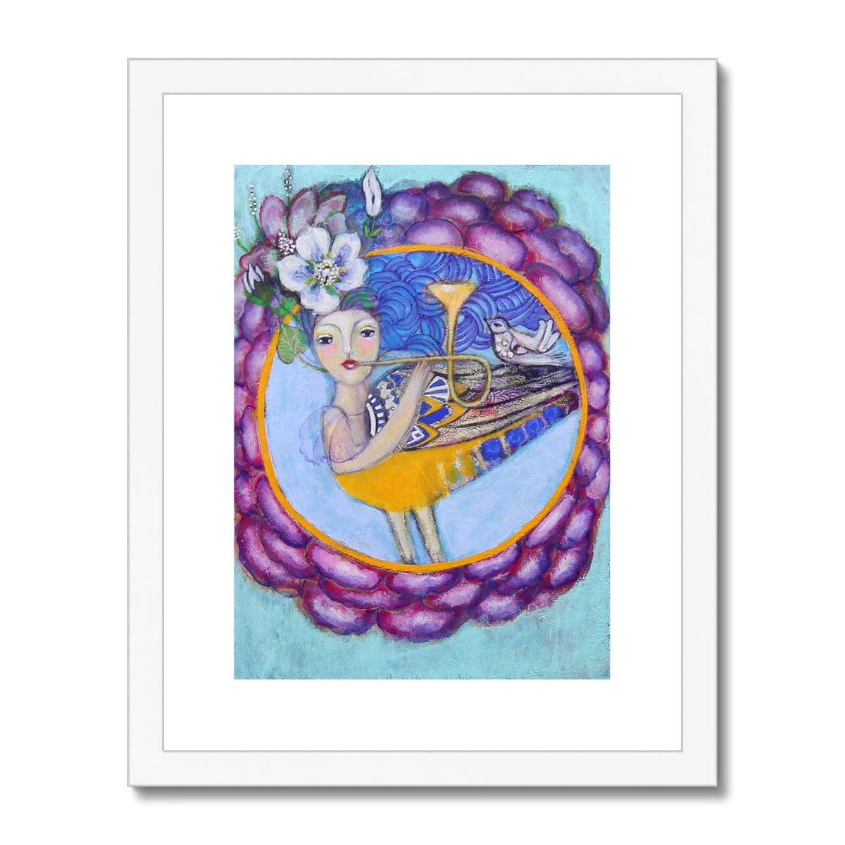 Why not? Framed & Mounted Print