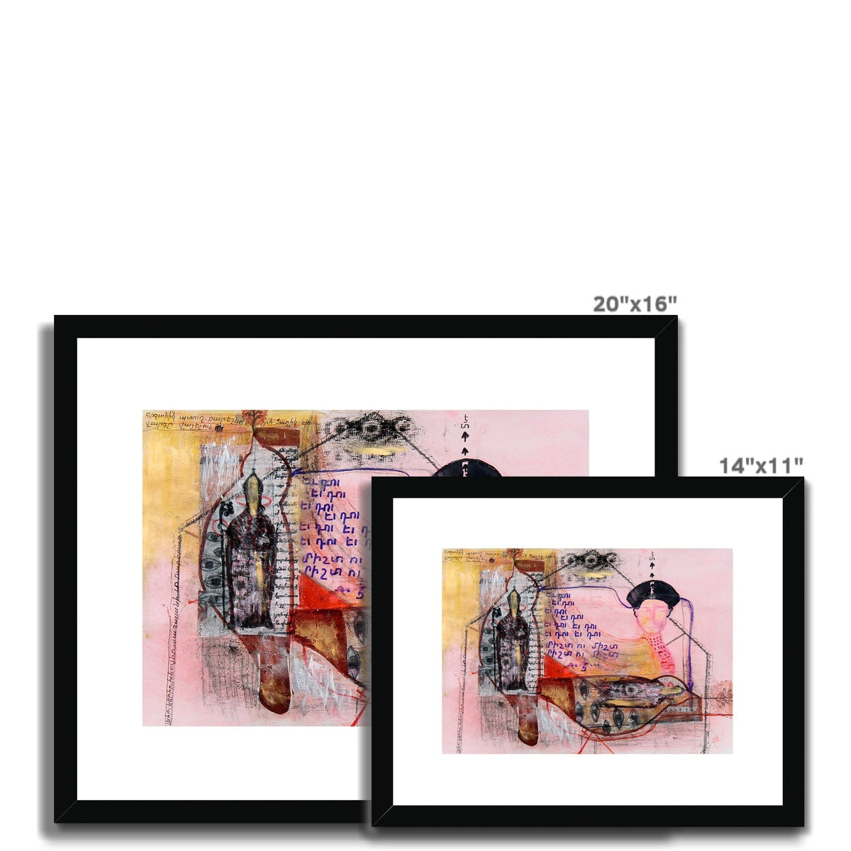 Nothing stays fixed, Framed & Mounted Print