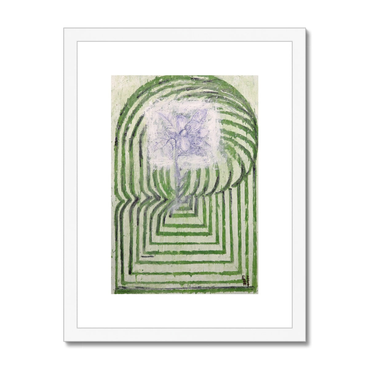 Gardens, Magnolia Framed & Mounted Print