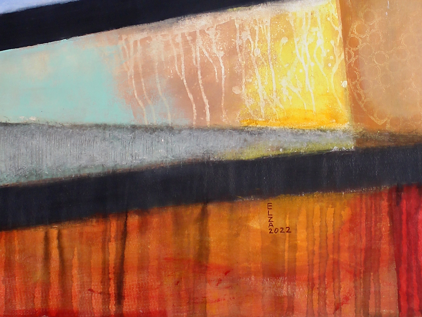 Silence, Painting 45 W x 30 H x 0 D in Elza Mkrtychyan