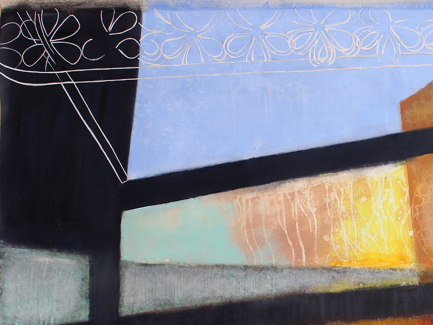 Silence, Painting 45 W x 30 H x 0 D in Elza Mkrtychyan