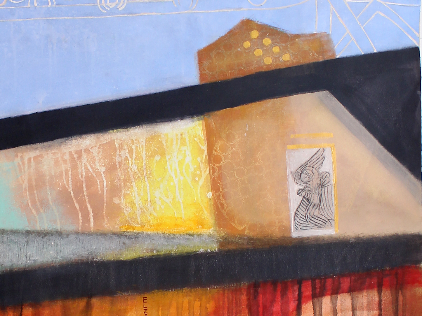 Silence, Painting 45 W x 30 H x 0 D in Elza Mkrtychyan