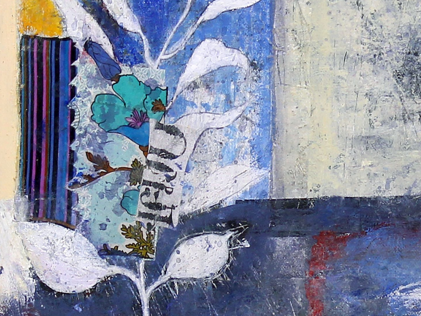 Back Story, Painting 7.4 W x 6.3 H x 0 D in Elza Mkrtychyan