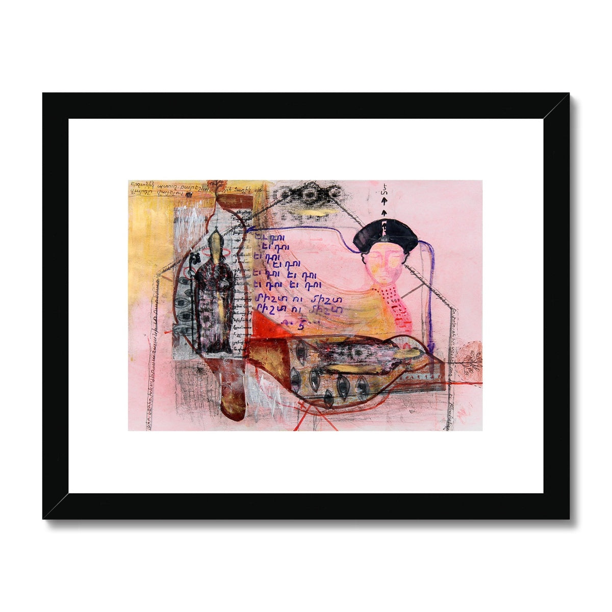 Nothing stays fixed, Framed & Mounted Print