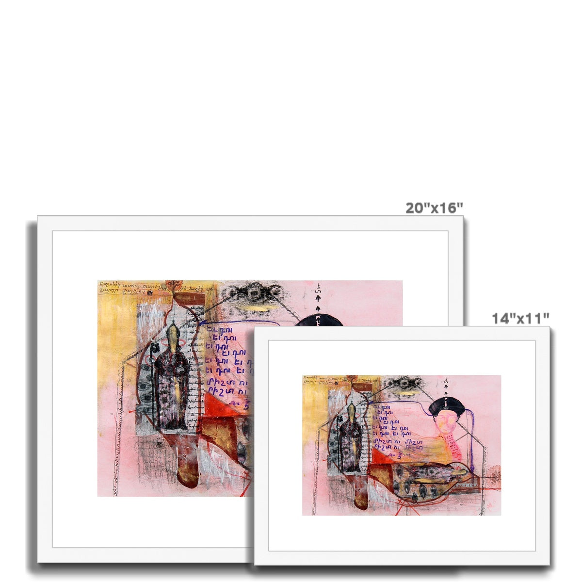 Nothing stays fixed, Framed & Mounted Print