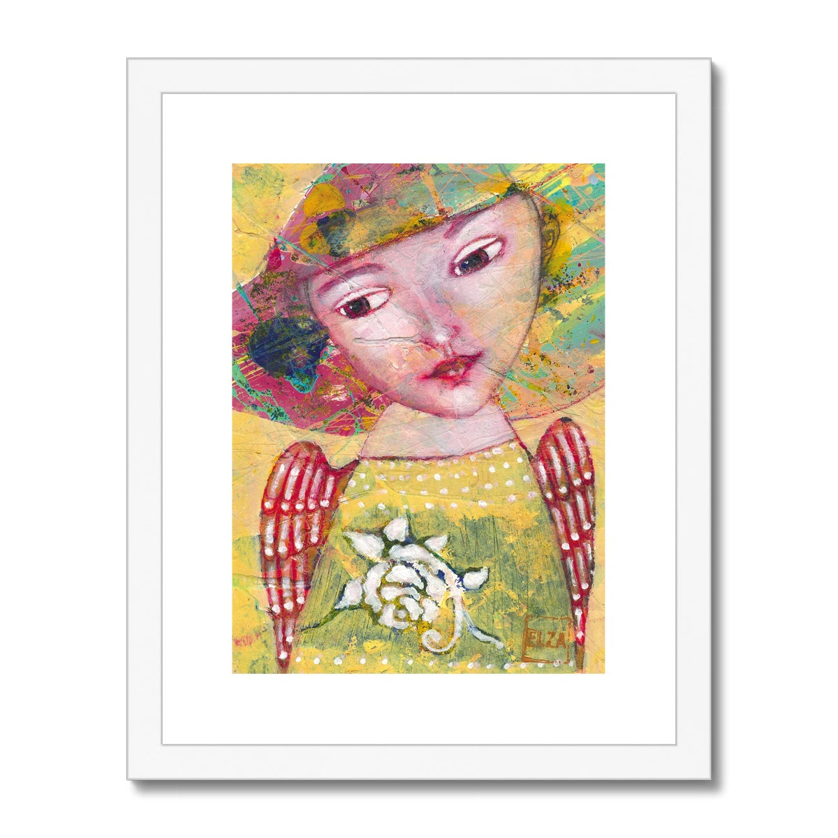 Angel, Framed & Mounted Print