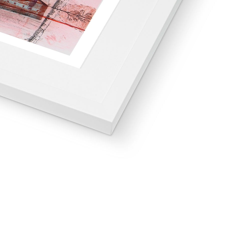Nothing stays fixed, Framed & Mounted Print