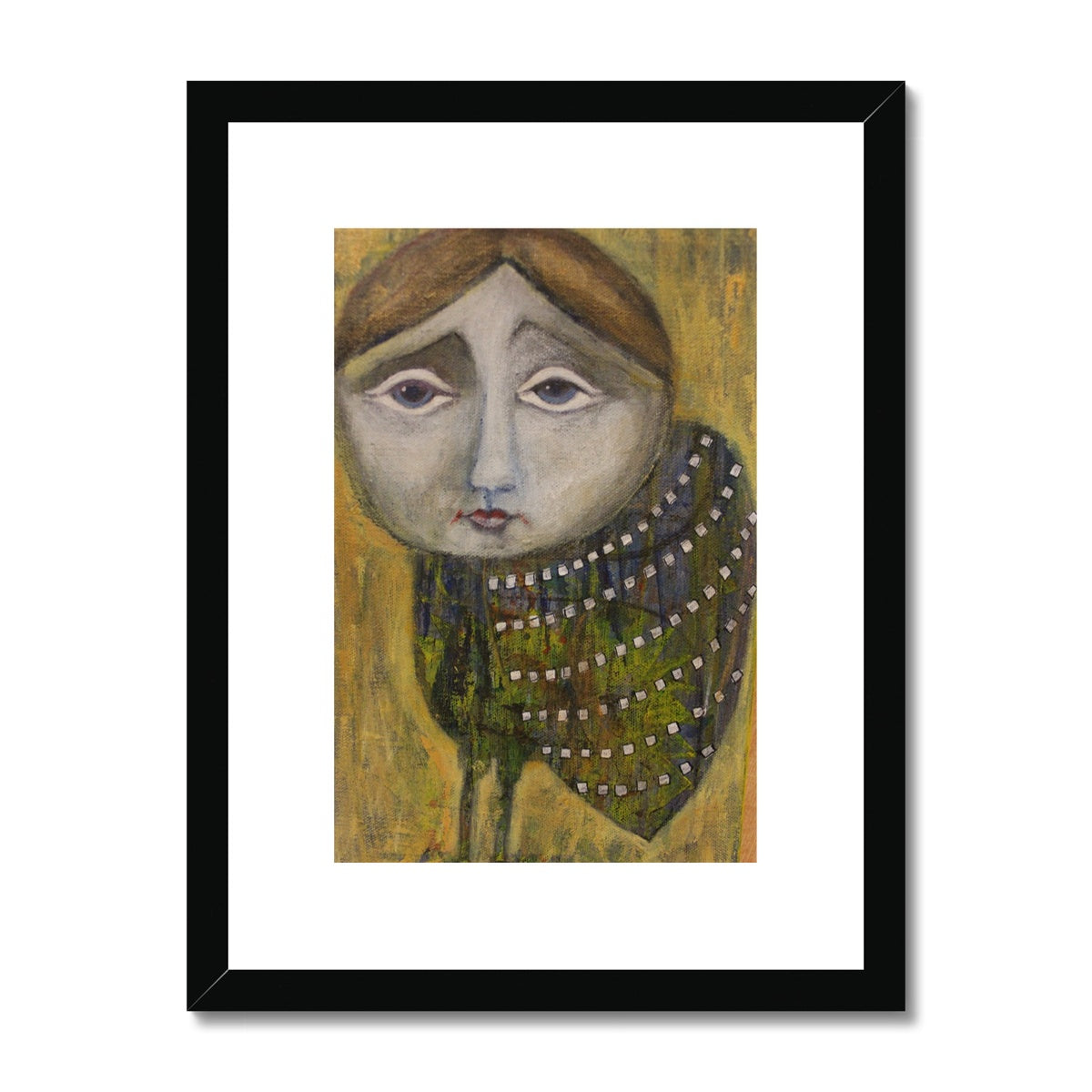 The game of false reality, Framed & Mounted Print