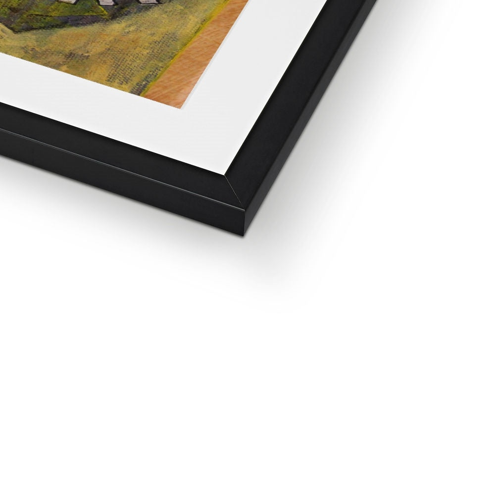 The game of false reality, Framed & Mounted Print