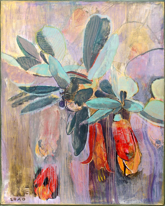 Artist Elza Mkrtychyan, Flowers, Painting