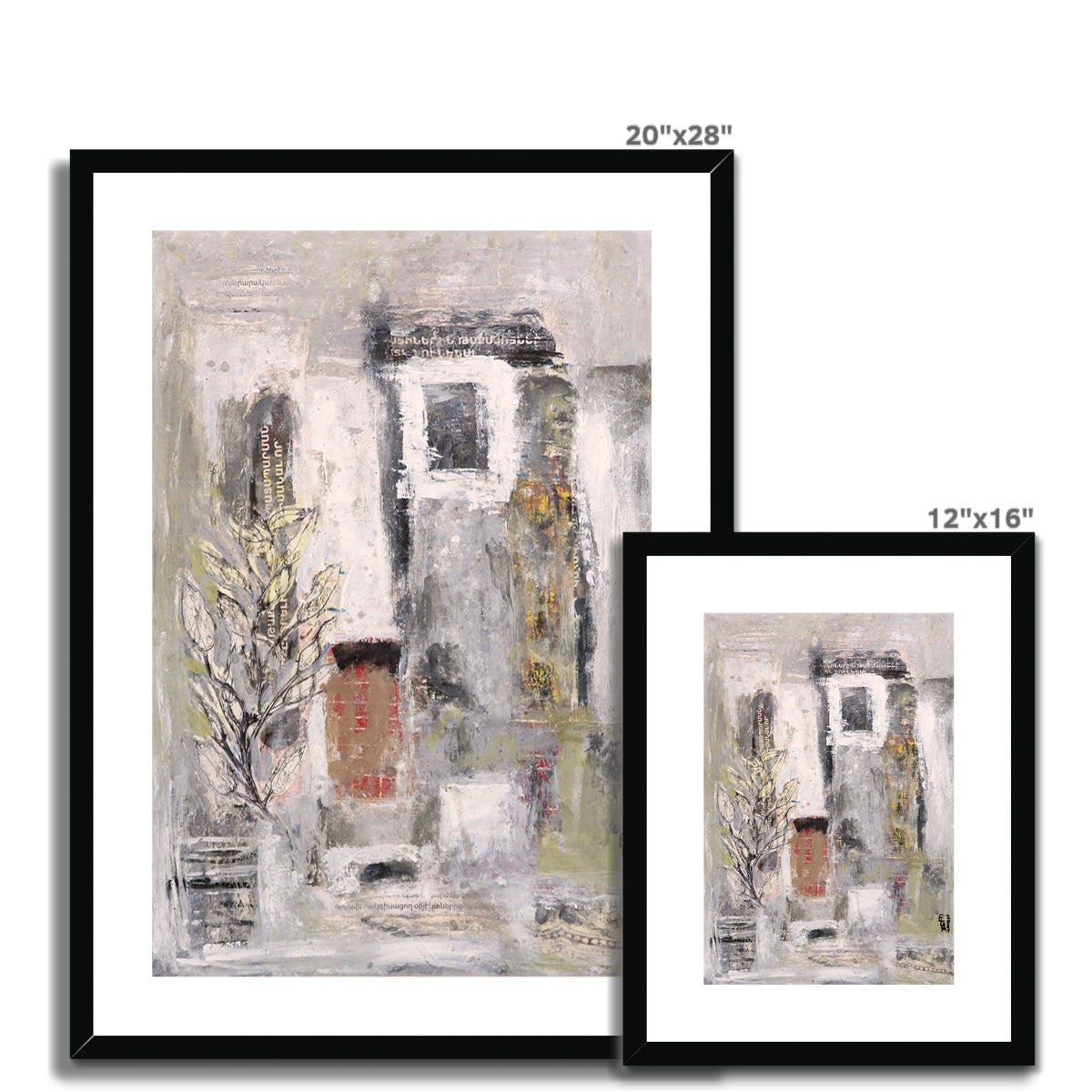 Abstract landscape 3, Framed & Mounted Print