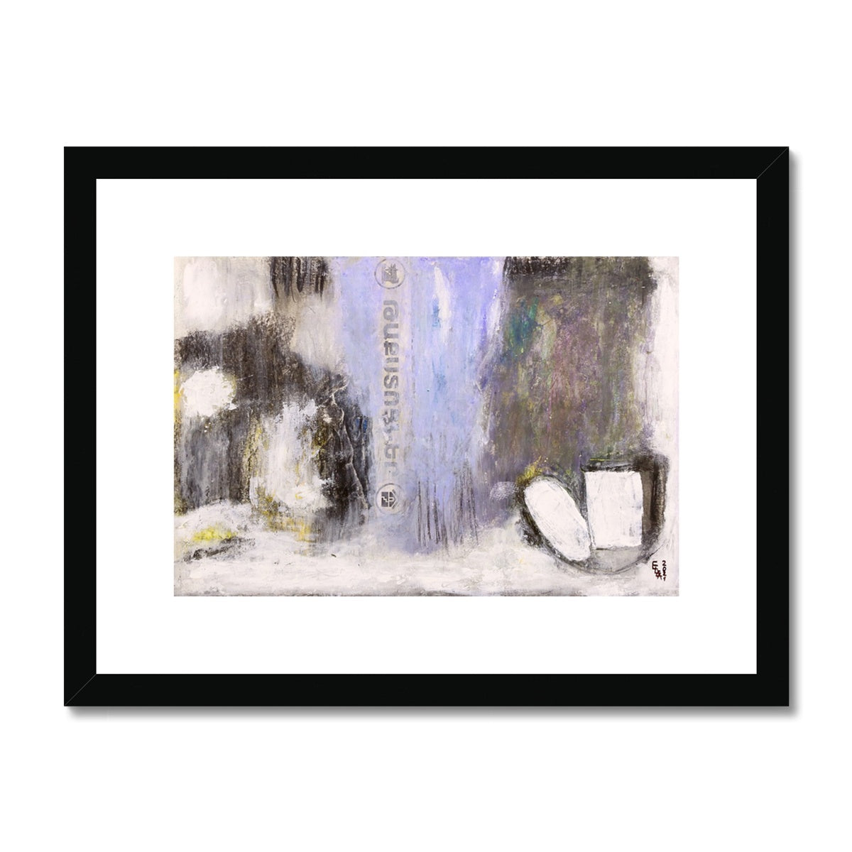 Abstract landscape 1, Framed & Mounted Print