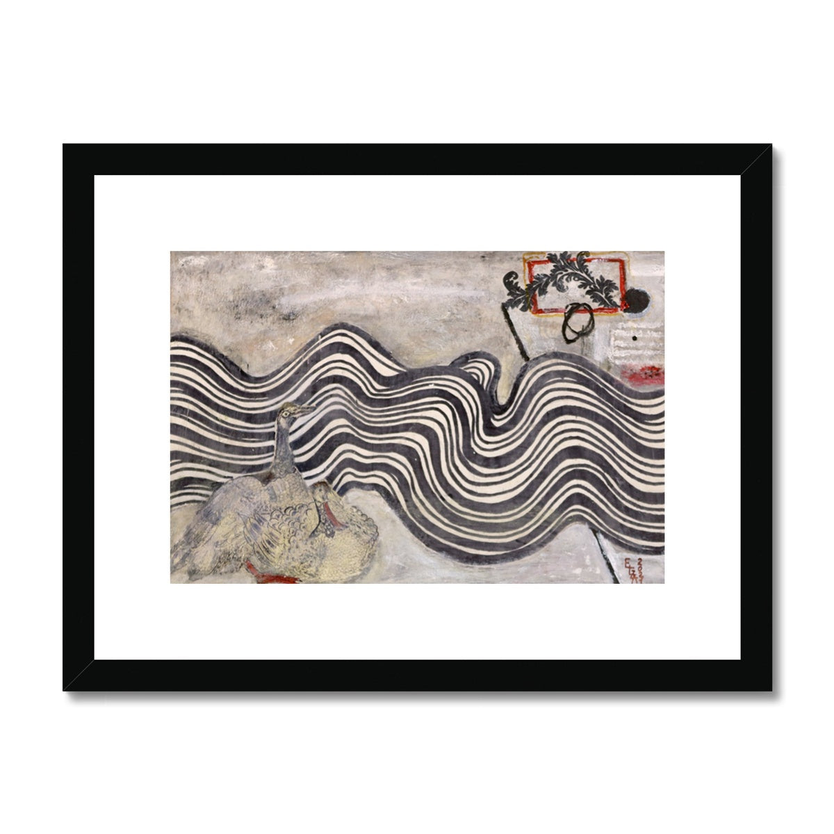 Reflective Series 2, Framed & Mounted Print