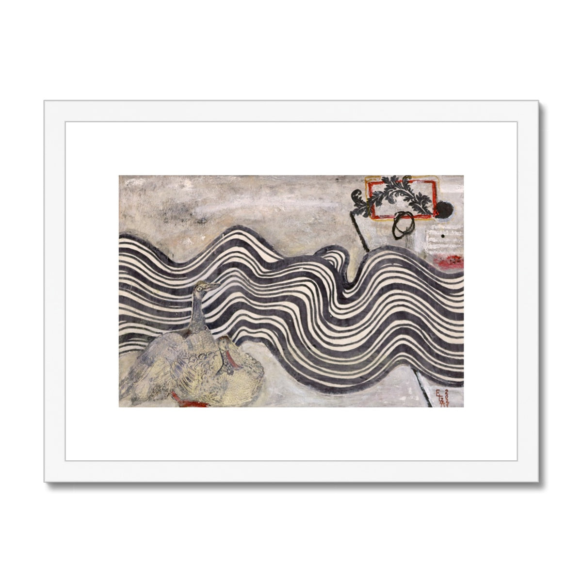 Reflective Series 2, Framed & Mounted Print