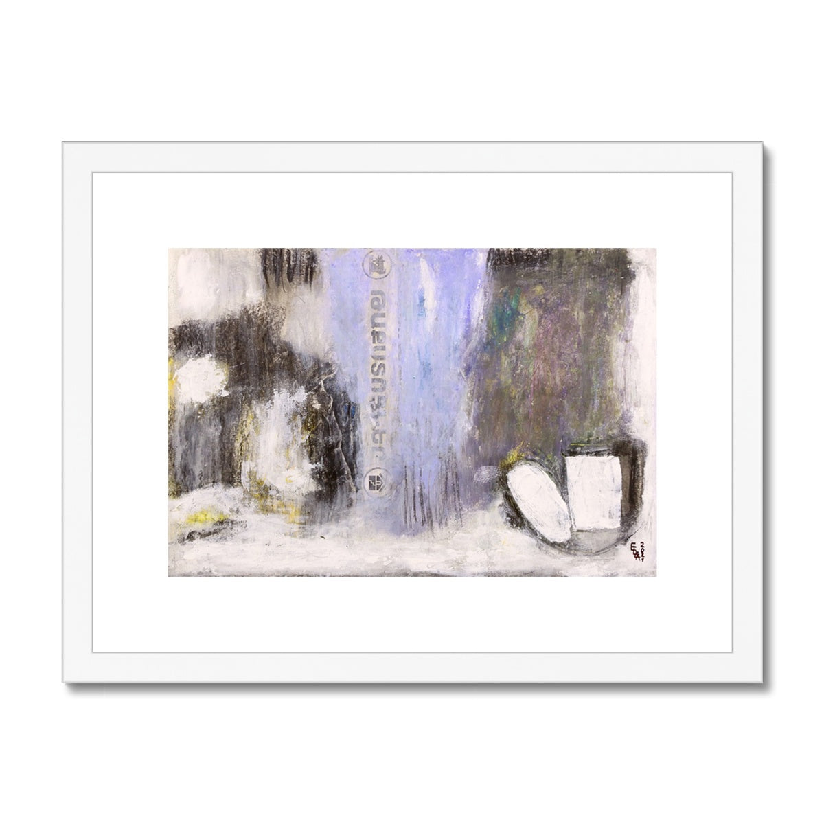 Abstract landscape 1, Framed & Mounted Print